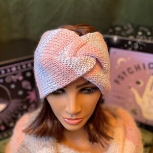 "Twist of Sweetness" Hand-Knit Ear Warmer